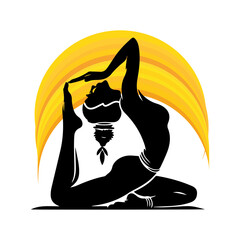 High-quality black silhouette illustrations for mindfulness, yoga, and inner peace themes — perfect for coloring books, posters, and digital art projects.”