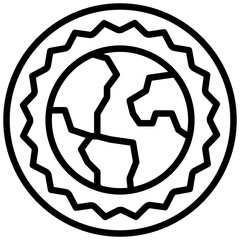 global warming icon