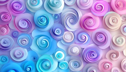Colorful paper flower design background.