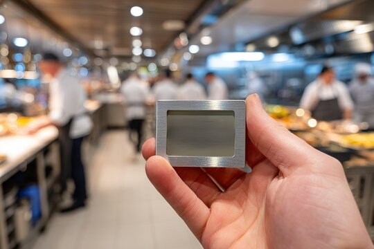 Cuisine preparation in a busy restaurant kitchen with chefs and ingredients in action