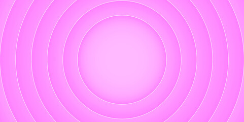 Abstract purple 3D circular layered background vector illustration. Futuristic purple round shape background.