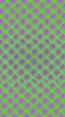 Abstract Green and Purple Gradient Diamond Pattern Background