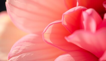 close up of a pink flower with a black background