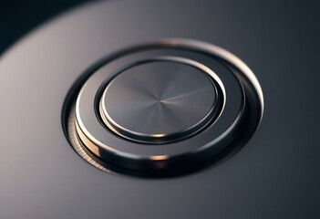 close up view of a metal disk