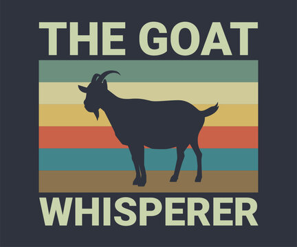 The goat whisperer awesome farming tee