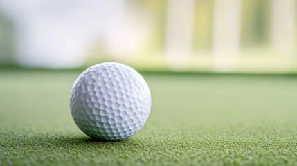White Golf Ball on Green Field, Sport , Golfing