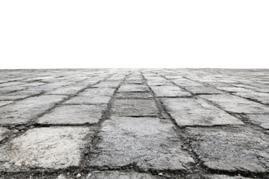 Journey Through the Cobblestones: A weathered cobblestone path leads the eye toward the horizon, a symbol of journey. The textured surface, reflecting light and time.