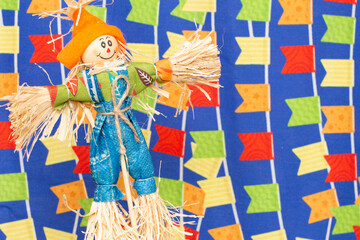 beautiful colorful ornament Brazilian June festival