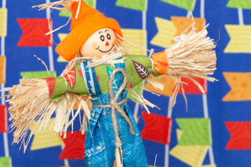 beautiful colorful ornament Brazilian June festival