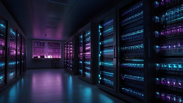 Data Nexus: Abstract Digital Flow in Secure Server Infrastructure