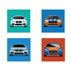 
Modern clean beautiful all car vector editable icon graphic design
