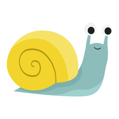Cartoon Illustration of Snail © danputra
