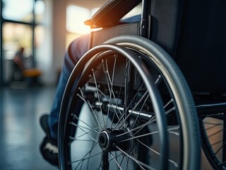 Fototapeta premium Accessibility, social environment and accessibility - Disability Visual Artwork.