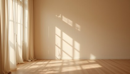 a single, luminescent subject positioned within, leaving abundant copy space to the left, soft, diffused light gently floods in through a window, creating a dreamlike atmosphere.
