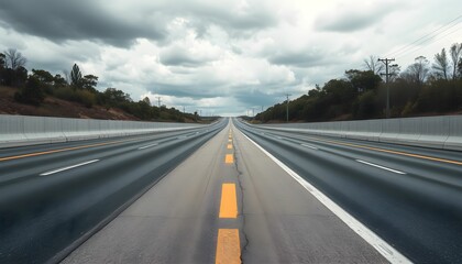 Fototapeta premium driving on the highway