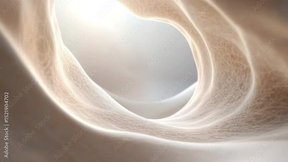 Poster an intricate inner passage: explore the delicate intricacies of an unseen natural structure, offerin