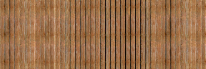 Vertical natural brown wood texture background - fence panorama 