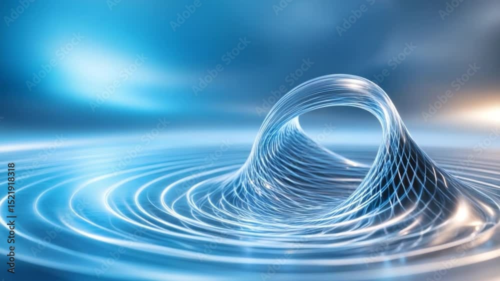 Poster Cosmic Serenity: A luminous swirl of energy pulses with an ethereal glow, like a mesmerizing vortex of light against a tranquil, dreamlike backdrop. 