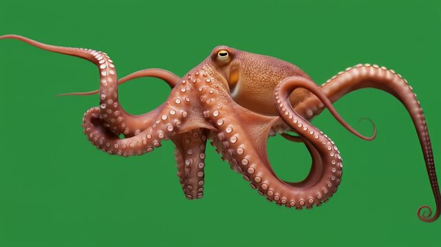 Octopus Elegance: A Marine Masterpiece