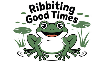 green frog on a leaf