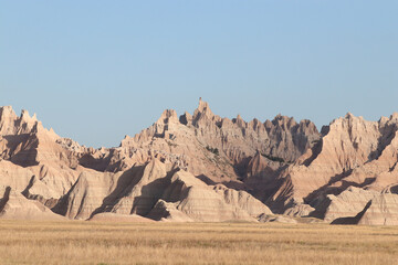 mountain landscape with blue sky