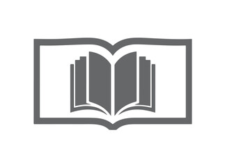 Open book vector icon in flat solid style. Ideal for education, school, reading, learning, and digital designs. Perfect for web, apps, or print materials.


