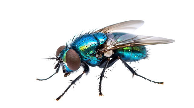 fly isolated on white background