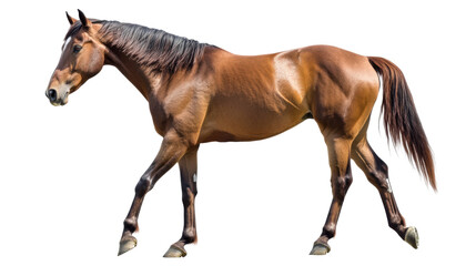 horse isolated on white background