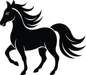Fototapeta premium Horse Silhouette