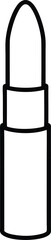 Obraz premium Lipstick Tube Outline Icon