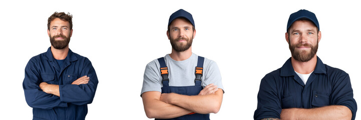 Portrait of a professional plumber isolated on white or transparent background white or transparent 21115534 1