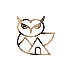 Gold Owl Home Architecture Logo