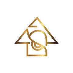 Gold Owl Home Architecture Logo