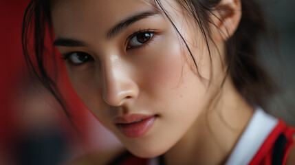 バレーボール, 水泳,女性, モデル, 美女, 美人