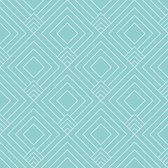 Square line vector pattern.green color wallpaper