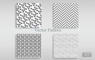 Vector geometric pattern set.hexagon circle and triangle wallpaper