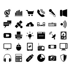 technology clip art set