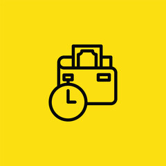 Time Saving Money Icon