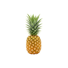 Fototapeta premium Whole pineapple with spiky green top