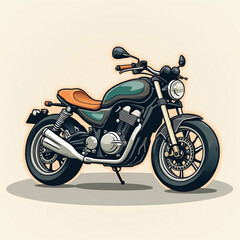 Naklejka premium motorcycle