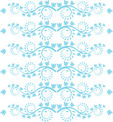 Beautiful flower art and mandala vector design