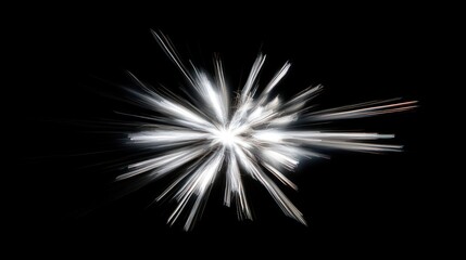 Obraz premium Radiant burst of light radiating outward