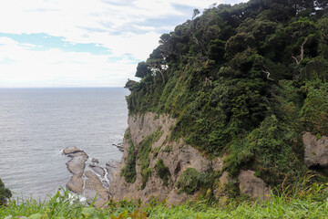 A view of the sea.