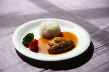 Pickled bitter melon with juice