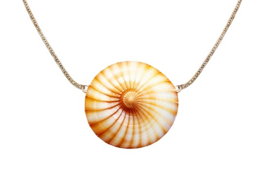 Elegant Seashell Necklace Golden Chain gift ocean 