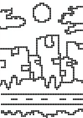 black and white pattern