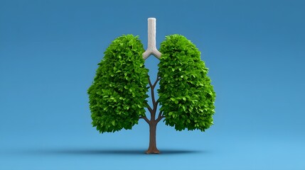 Tree-shaped lungs - a metaphor for environmental and personal health