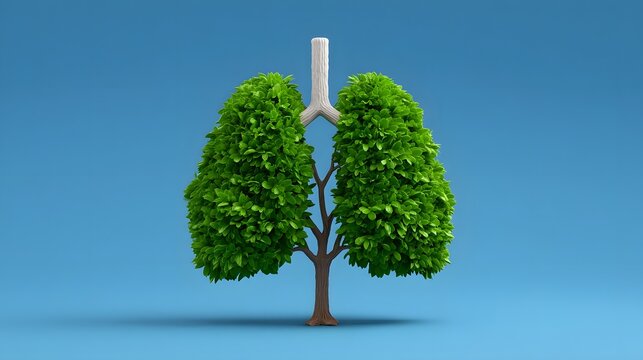 Tree-shaped lungs - a metaphor for environmental and personal health