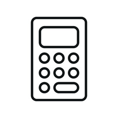 Flat Calculator Icon – Perfect for Finance, Accounting, School, and Office Use