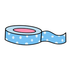 Cute washi tape illustration